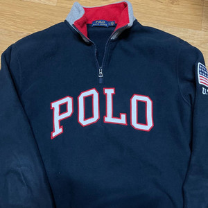 폴로 성조기 후리스 네이비 105사이즈