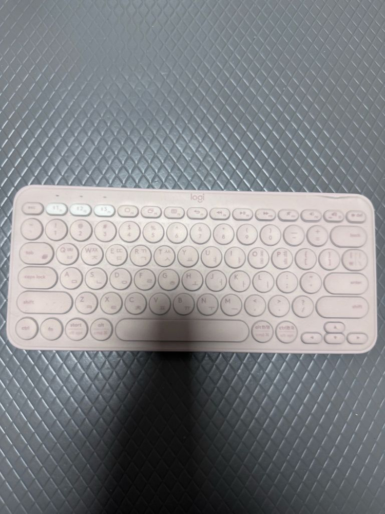 로지텍 K380 핑크 무선 키보드--1