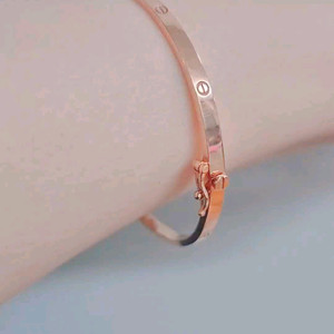 14k핑크골드 뱅글팔찌