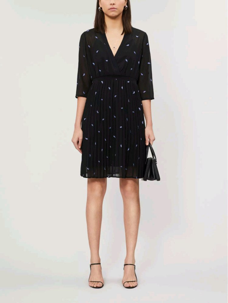 (새상품) 마쥬 자수 쉬폰 원피스 1사이즈--1