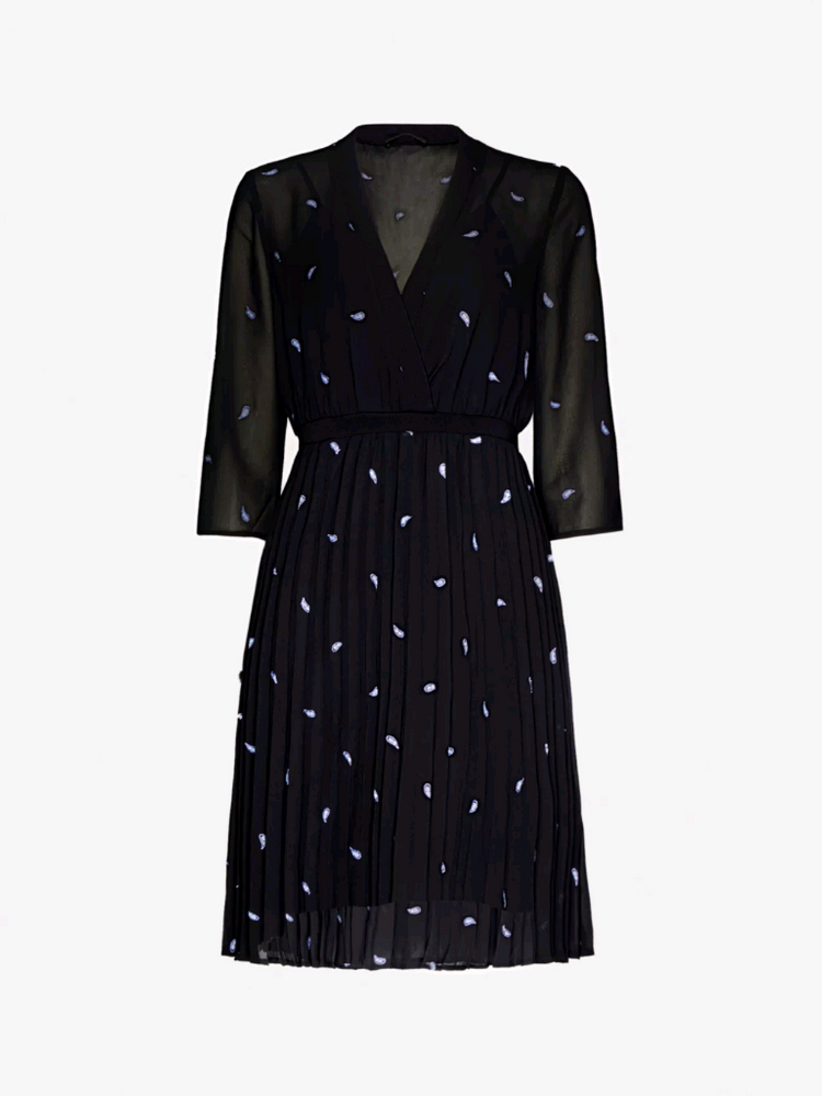 (새상품) 마쥬 자수 쉬폰 원피스 1사이즈--7