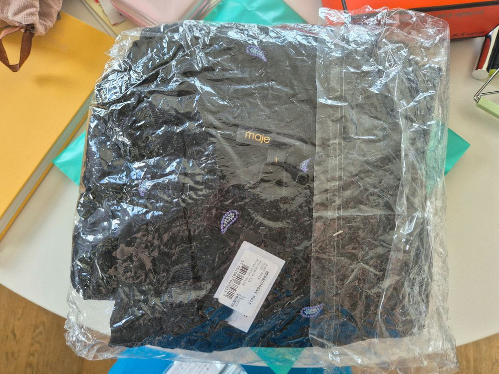 (새상품) 마쥬 자수 쉬폰 원피스 1사이즈--8