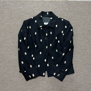 베르사체 베르수스 도트 자켓 스커트 셋업