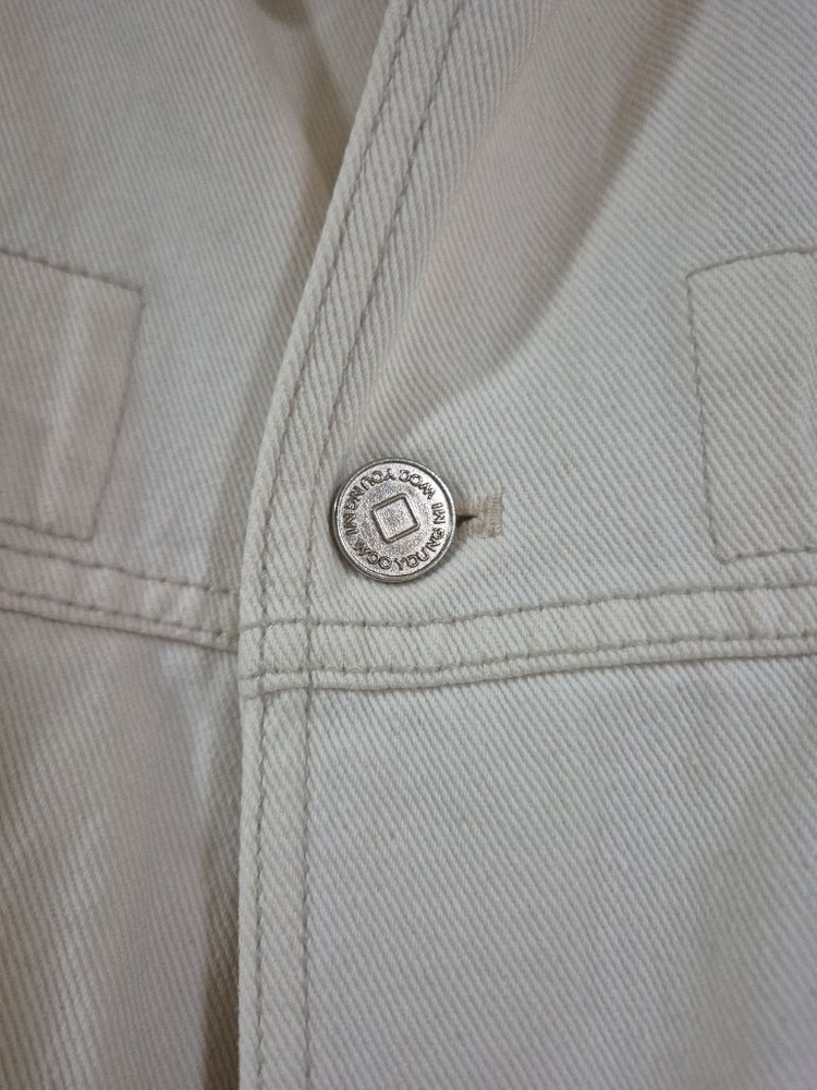 우영미 아이보리 데님 자켓 L 이미지