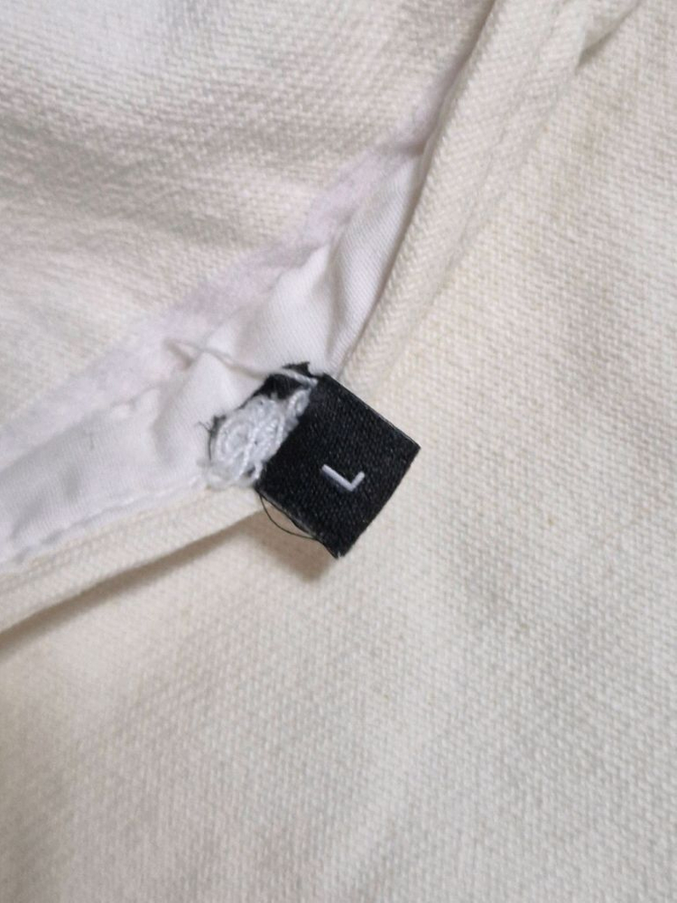 우영미 아이보리 데님 자켓 L 이미지