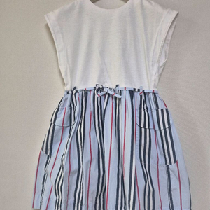 버버리 키즈 스트라이프 원피스 6Y