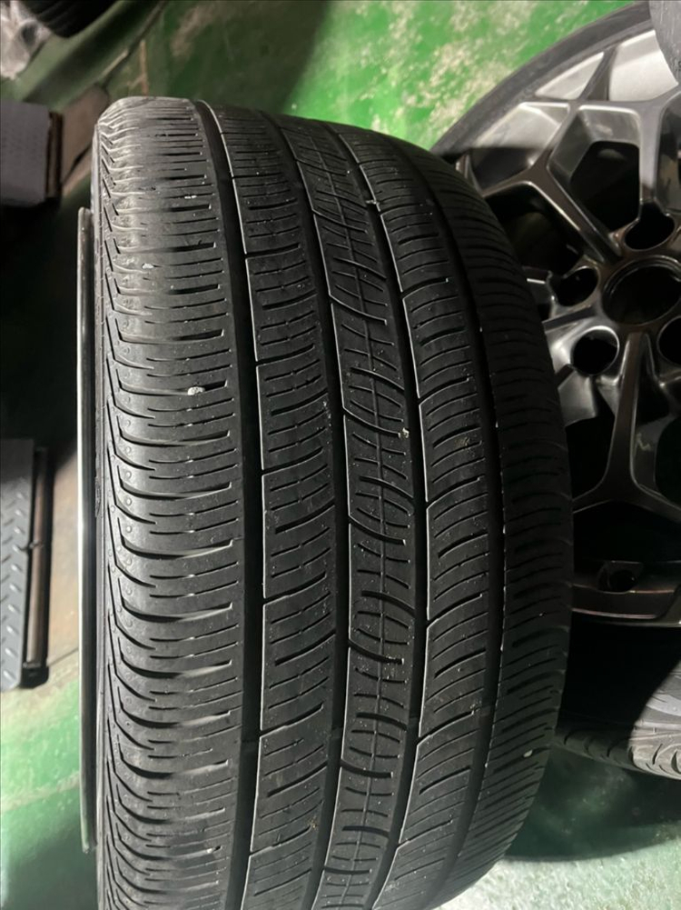 g80 19인치 순정 휠타이어 세트--4