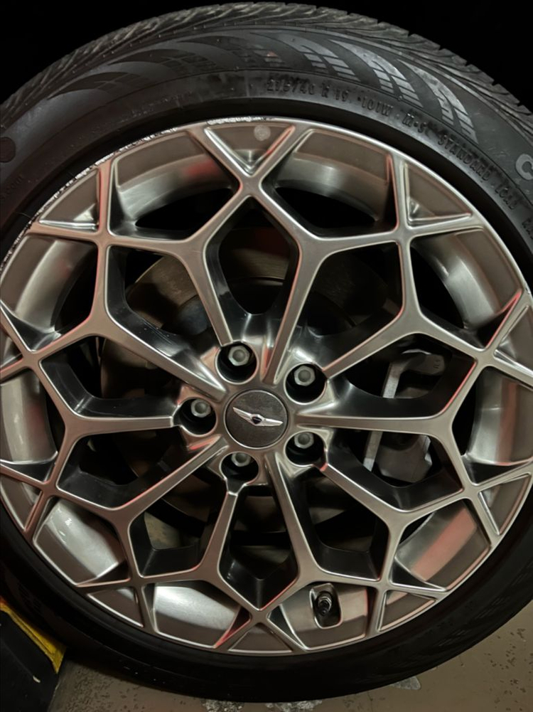 g80 19인치 순정 휠타이어 세트--5