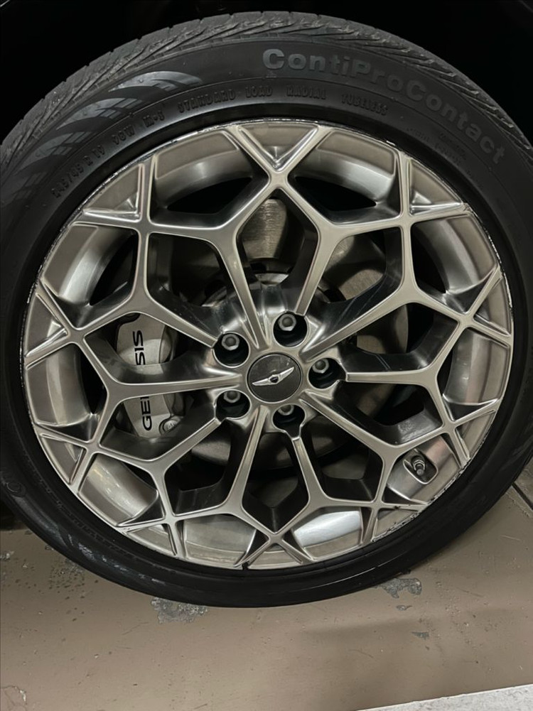 g80 19인치 순정 휠타이어 세트--6