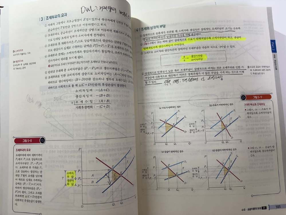 경제학연습 책 미시거시 세트 팝니다--1