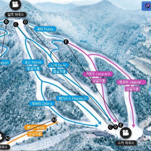 (설연휴) 강촌 엘리시안 스키장 이미지