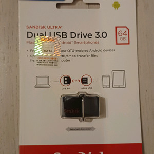 (새상품)듀얼 USB OTG 드라이브 64GB