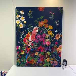 나탈리레테 앵무새그림 캔버스액자(새상품) 이미지
