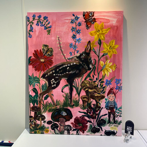 나탈리레테 사슴그림 캔버스액자(전시품) 이미지