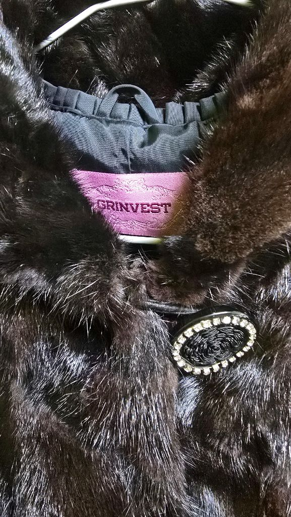 밍크 후드 베스트 이미지