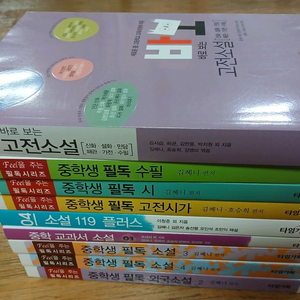 타임기획 중학생 필독 소설 + 창비 국어교과서 시ㆍ소설 작품읽기ㆍ현대시조 평론집ㆍ공동체학교 ㆍ영어일기 표현사전