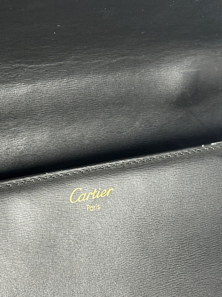 Cartier 까르띠에 블랙 레더 브리프케이스 (서류가방)--7