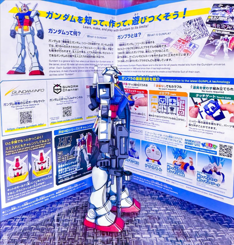 35주년 기동전사 건담 퍼스트건담 2D애니 도색 리페인트 프라모델 건프라 도색작 피규어 박물관 전시회 전시관 전시용--4