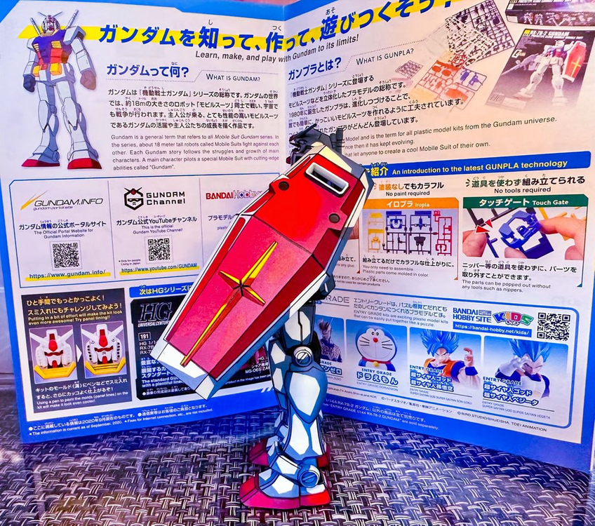 35주년 기동전사 건담 퍼스트건담 2D애니 도색 리페인트 프라모델 건프라 도색작 피규어 박물관 전시회 전시관 전시용--5