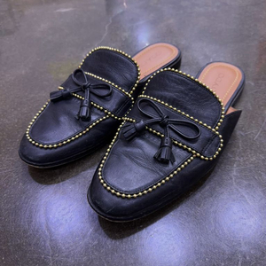 코치 스터드 태슬 로퍼 뮬 블로퍼 구두 슬리퍼 슈즈 245