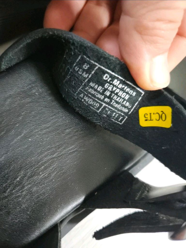 닥터마틴 그리폰 블랙 샌들 260--3