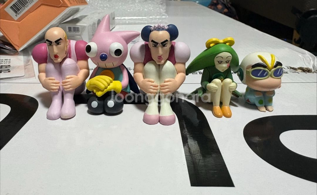 풀세트)10개 짱구 마치보우케 극장판 마치보우케 가챠 피규어 10개 풀세트--1