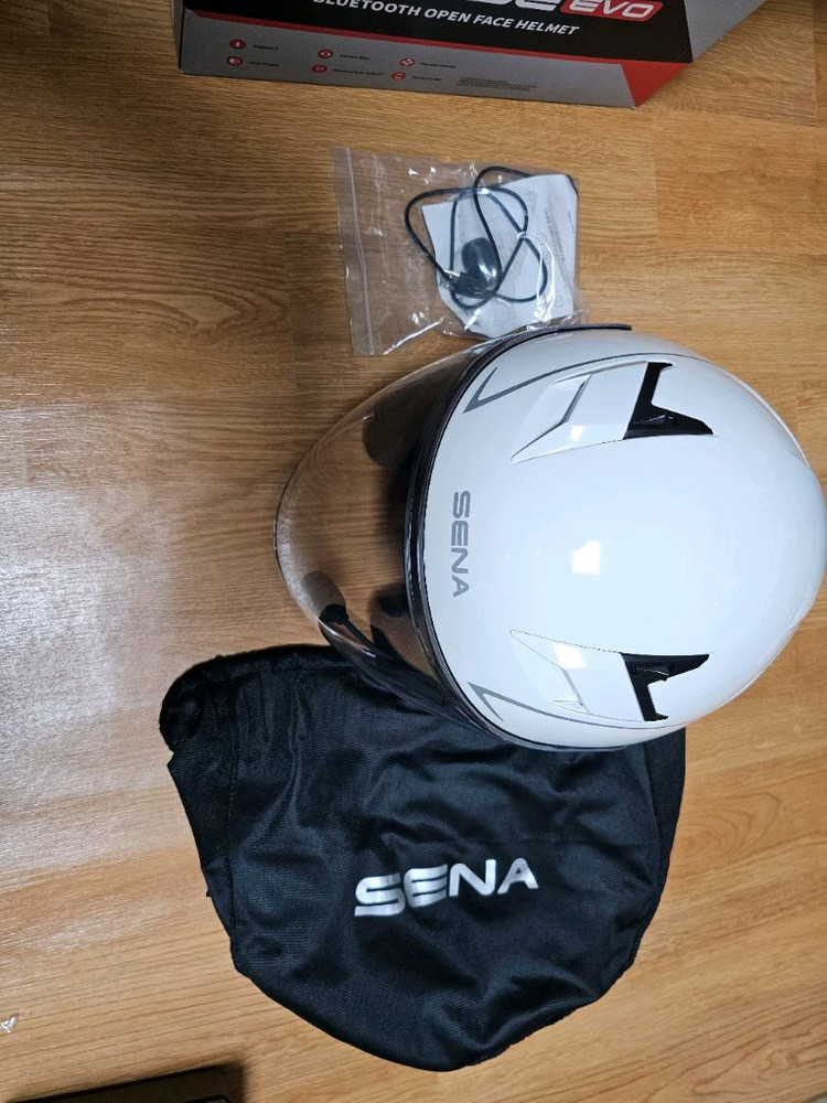 오픈페이스 헬멧세나 프로라이드 에보 화이트(M) PRORIDE EVO 이미지