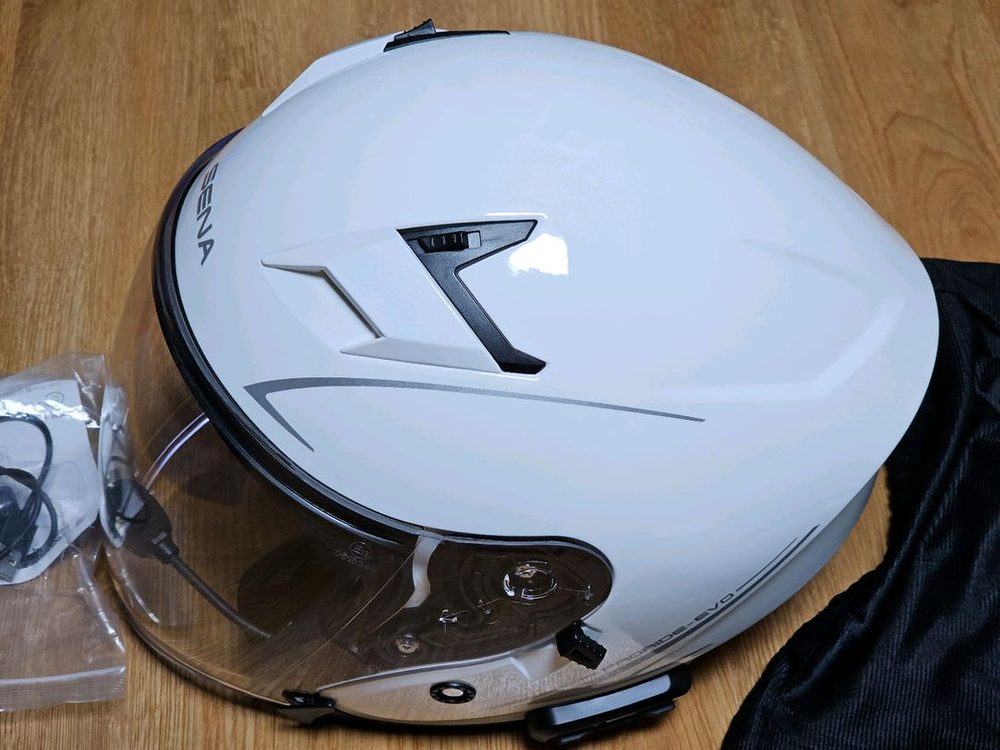 오픈페이스 헬멧세나 프로라이드 에보 화이트(M) PRORIDE EVO 이미지