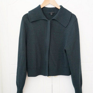 cos 코스 하프 집업 니트 가디건 틸그린 m사이즈
