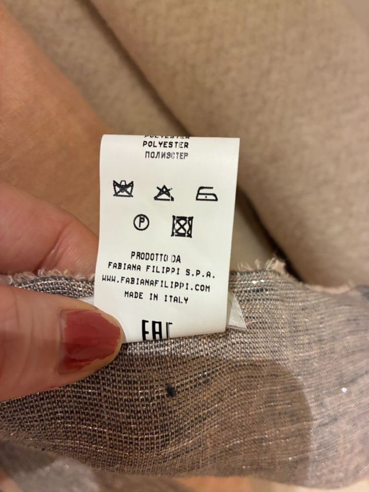 파비아나 필리피 린넨 스카프--1