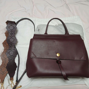 빈폴 장나라 정려원 사첼백 와인(에버스트랩포함)