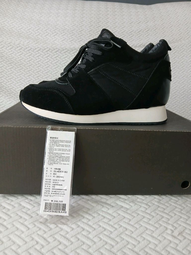 새상품 정가24만8만원 슈콤마보니운동화265(실측255~260)키높이--1