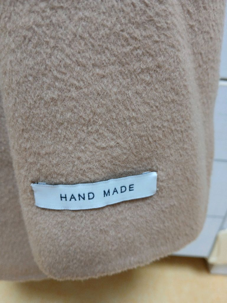 모직 핸드메이드 반코트 더플코트55사이즈4만원,모50%정가30만원대 상태최상--1