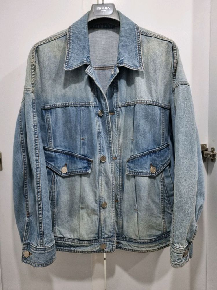 시스템옴므 연청 데님 청자켓 이미지