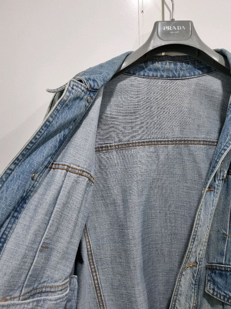 시스템옴므 연청 데님 청자켓 이미지