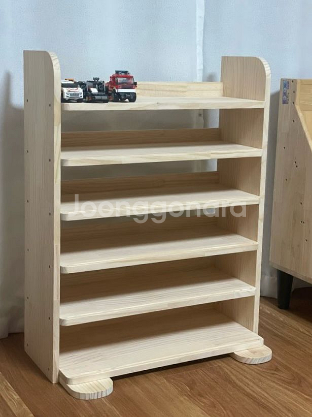 원목 장난감 진열장 (새제품)--1