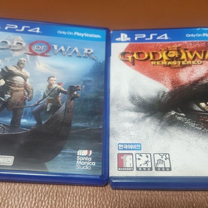 중고 PS4 갓오브워3,갓오브워 2개