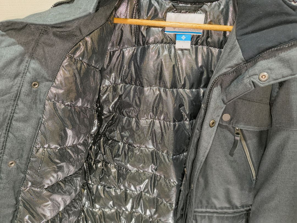 컬럼비아 남성 옴니히트 다운 패딩 L사이즈--2