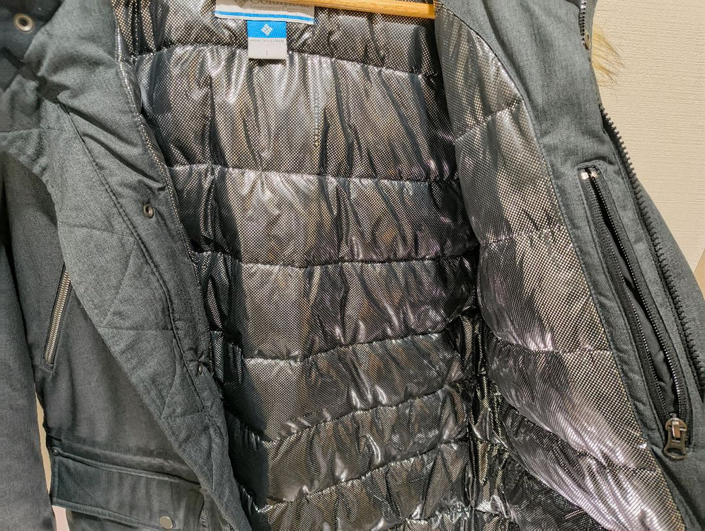 컬럼비아 남성 옴니히트 다운 패딩 L사이즈--4