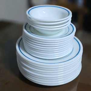 빈티지파이렉스 블루밴드 중접시10 ,베리볼4,개당가 이미지