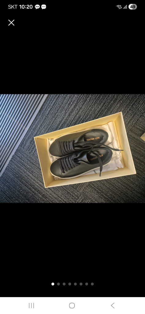 [새상품] 악셀 아리가토 클린 90 블랙 스니커즈 EU36 이미지