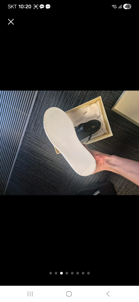 [새상품] 악셀 아리가토 클린 90 블랙 스니커즈 EU36 이미지