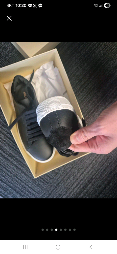 [새상품] 악셀 아리가토 클린 90 블랙 스니커즈 EU36 이미지