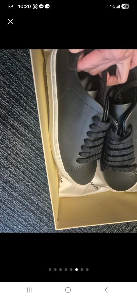 [새상품] 악셀 아리가토 클린 90 블랙 스니커즈 EU36 이미지