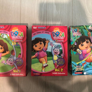 도라 디 익스플로러 dvd 1,2,3 세트