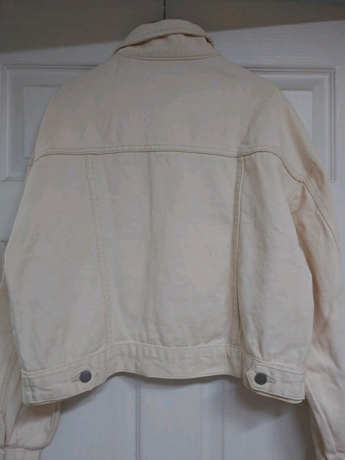 크림 코튼 자켓--1
