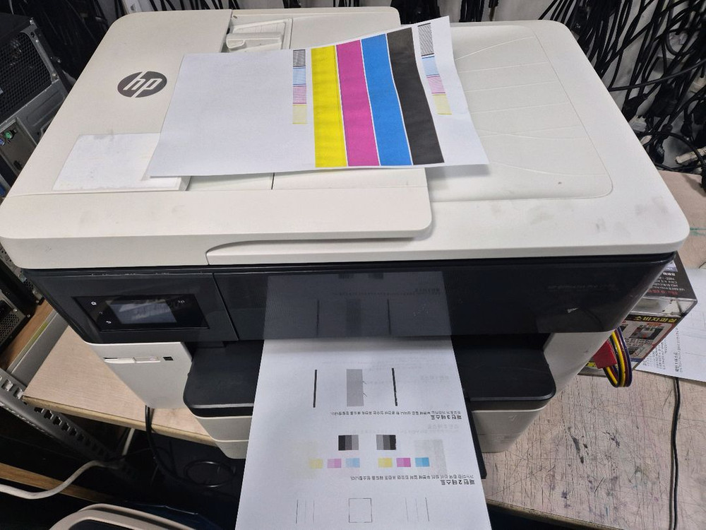 hp오피스젯 프로 7740복합기+공급기--0