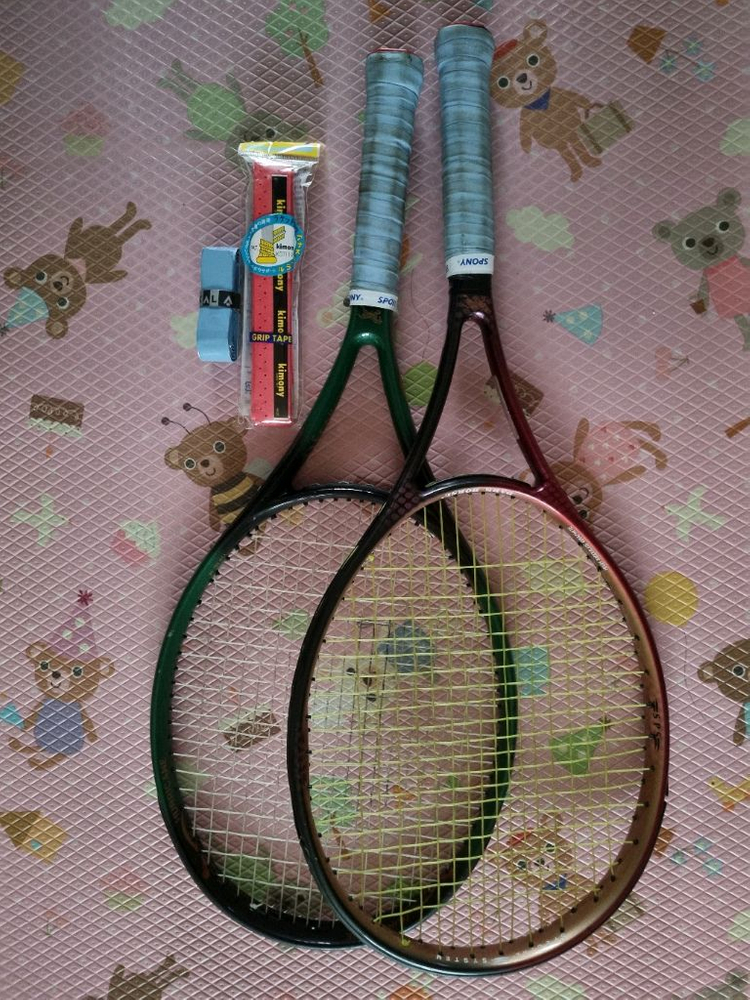 테니스 라켓 2개 세트--0