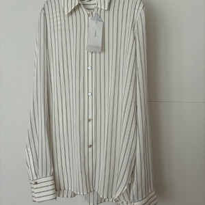 빈스 실크 스트라이프 셔츠