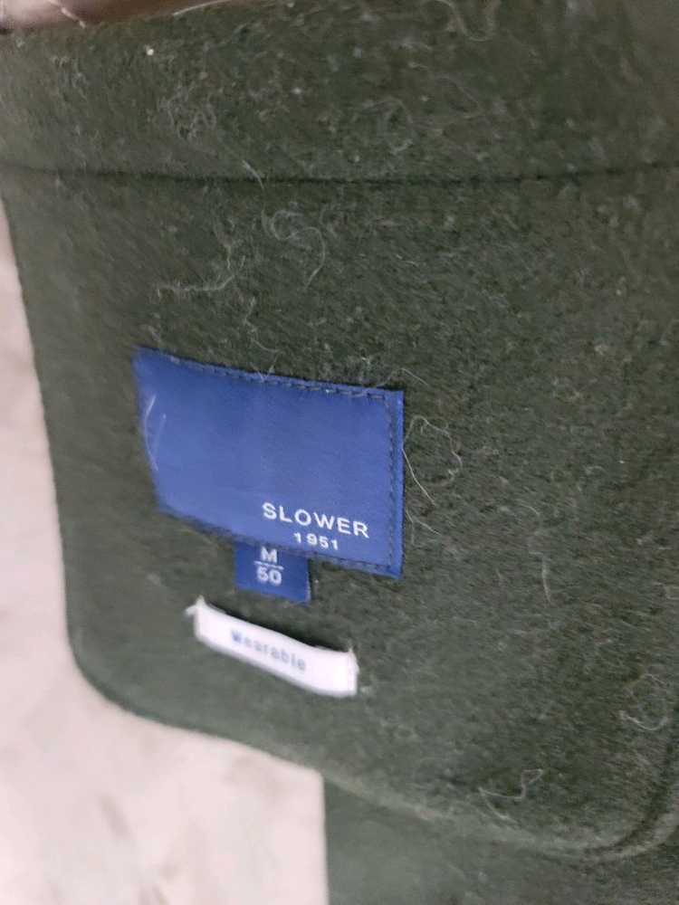 SLOWER 슬로워 울 떡볶이코트 50표기 남성 100정사이즈 상태굿남성--4